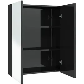 vidaXL 68 cm schwarz mit Beleuchtung