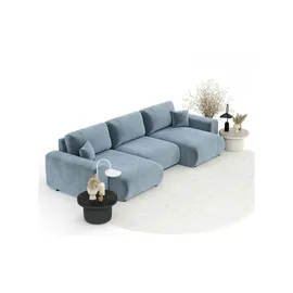maison de rêve Wohnlandschaft Zanzibar ¦ blau ¦ Maße (cm): B: 325 H: 79