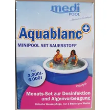 mediPool Aquablanc Mini Pool Set Sauerstoff weiß 320 g