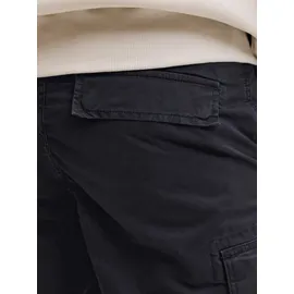 JACK & JONES Herren, CARGO SHORT JPSTCOLE FRANK CARGO Relaxed Fit 12291369 schwarz, M