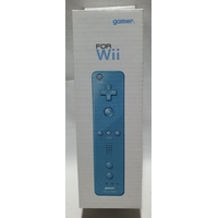 Gamer Wii Remote Plus Controller Blue for Nitnendo Wii incl. Wii Remote Jacket