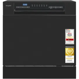 Exquisit GSP5508-030D Tischgeschirrspüler (freistehend, 550 mm breit, Schwarz)