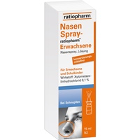 ratiopharm NASENSPRAY- Erwachsene und Schulkinder konservierungsmittelfrei Schnupfen & Nasennebenhöhlen 0.15 l