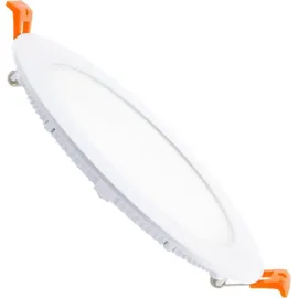 efectoLED Einbauleuchte 18W Rund Silber 3000K Warmweiß
