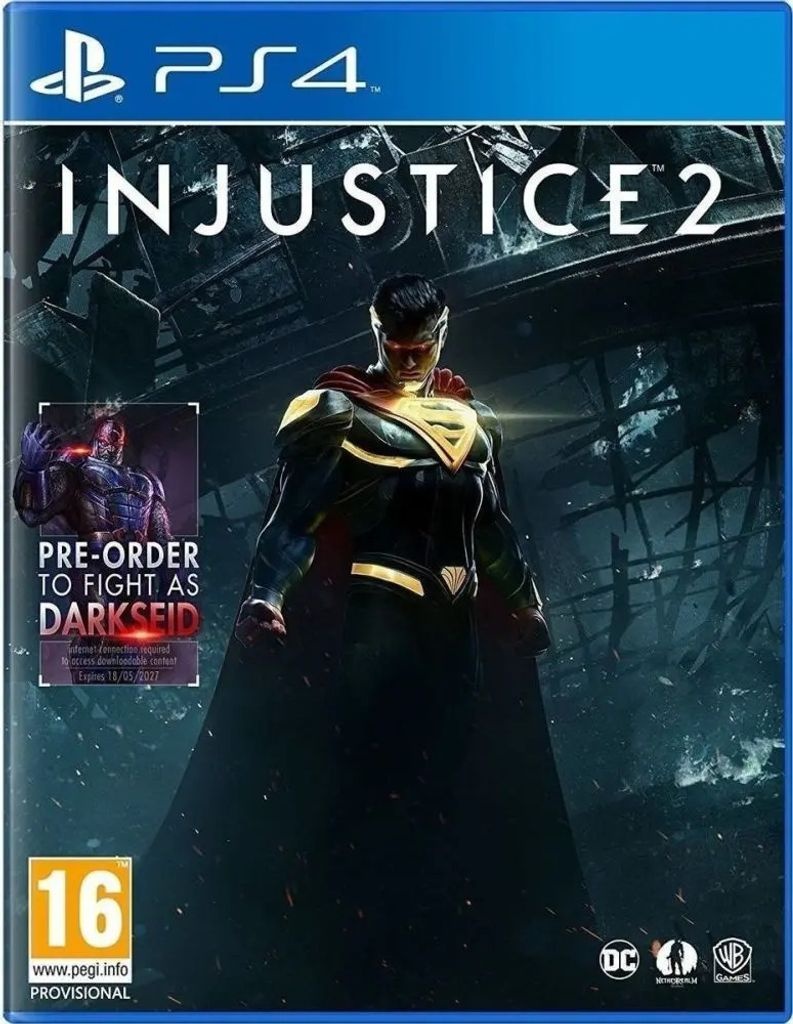 Warner Bros. Games Injustice 2 - PLAYSTATION HITS, PlayStation 4, Multiplayer-Modus, T (Jugendliche), Physische Medien