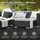 ECD Germany WPC Terrassenfliesen Anthrazit 30 x 30 cm 44 St.