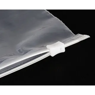 TRU Components Zip-Beutel ohne Beschriftungsstreifen (L x B) 150mm x 100mm Transparent Polyethylen