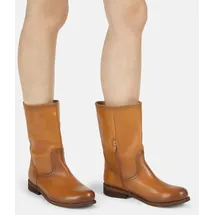 felmini wide fit Stiefel Stiefel Leder | Braun - 40