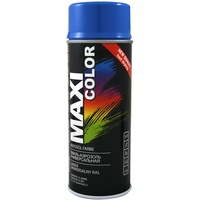 Maxi Color NEW QUALITY Sprühlack Lackspray Glanz 400ml Universelle spray Nitro-zellulose Farbe Sprühlack schnell trocknender Sprühfarbe (RAL 5015 Himmelblau glänzend)