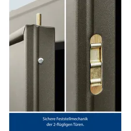 Hörmann Gerätehaus Berry Classic 2,59 x 2,48 m Quarzgrau