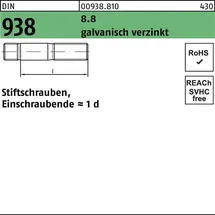 F. REYHER Nchfg. GmbH & Co. KG Stiftschraube DIN 938 M10 x 40 50 Stück