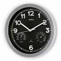 Wanduhr Mauldrive 30cm silber Packung mit 10 Stück