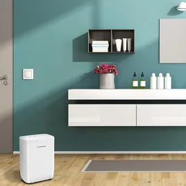 Trotec Raumentfeuchter elektrisch TTK 27 E – Leistung 12 L/Tag – Fläche 15 m2 / 37 m3 – Entfeuchtungsgerät mit Autoabschaltung