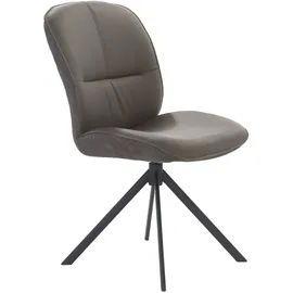 Jockenhöfer Esszimmerstuhl Fiete Leder grün/schwarz 2er Set