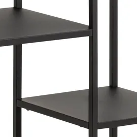 Actona Bücherregal New York 80 x 30 x 86 cm Schwarz