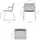 Houe CLICK Stuhl mit Armlehnen Dark Grey