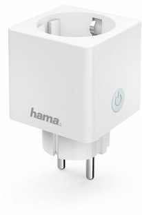 Hama WLAN-Steckdose Mini, ohne Hub, für Sprach- und App-Steuerung, 3.680W, 16A