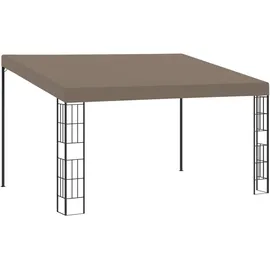 vidaXL Wand-Pavillon 3 x 4 m Taupe