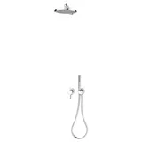 Keuco IXMO Brause-Set 3 Einhebelmischer mit Brausehalter u. Kopfbrause, verchromt