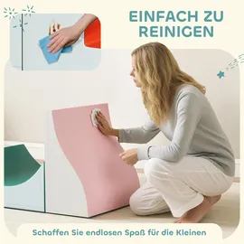 aiyaplay Schaumstoff Bausteine Kinder 3 Stück Riesenbausteine Hellgrau