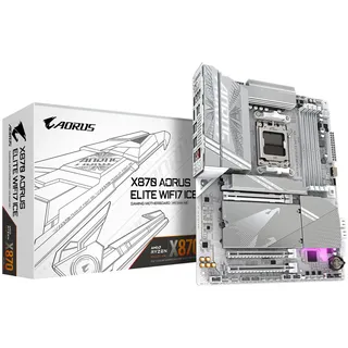 Gigabyte X870 AORUS ELITE WIFI7 ICE ATX Mainboard Sockel AM5 HDMI