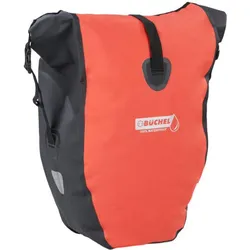 Fahrradtasche - Fahrräder - Büchel einzelne Tasche mit Halterung - Rot/Schwarz 25 LITER