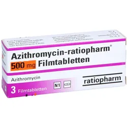 AZITHROMYCIN-ratioph.500mg Filmtabletten 3 St