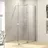 Hüppe Xtensa pure Gleittür mit festem Segment 120 x 200 cm XT0203069321