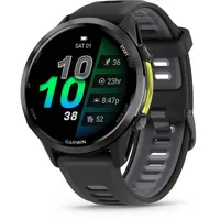 Garmin Forerunner 970 Schwarz/Carbongrau Titan DLC mit Silikon-Wechselarmband 22
