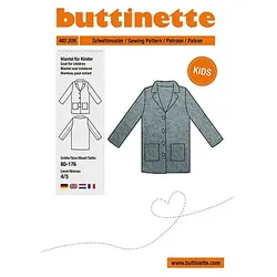 buttinette Schnitt "Mantel" für Kinder