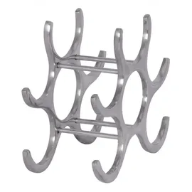 KADIMA DESIGN Weinregal 29 x 14 x 24 cm Silber