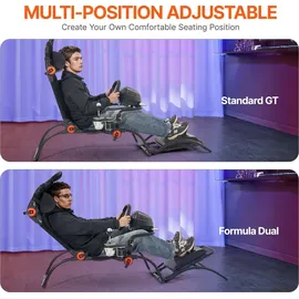 Vevor Rennlenkradständer Lenkradhalterung schwarz PlayStation 4