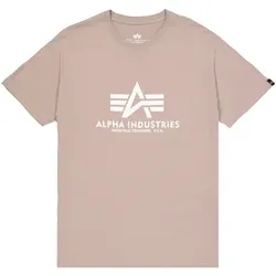 Alpha Industries  T-Shirts & Poloshirts Basic T-Shirt - vintage sand  in Gelb, EU M
