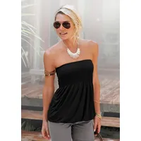 LASCANA Bandeautop Schwarz 36/38