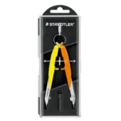 STAEDTLER Geozirkel Mars Comfort 556 max. Ø d. Kreises 225mm, gelb/orange