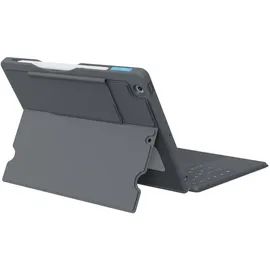 DEQSTER Smart Rugged Touch Plus Keyboard für iPad 10.2" (7./ 8./ 9. Gen.) Grau