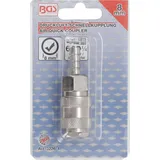 BGS Druckluft-Schnellkupplung mit 8 mm Schlauchanschluss