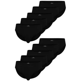 Götzburg Sport-Slip 10Er Pack Nürnberg in schwarz-dunkel-uni | Gr.: