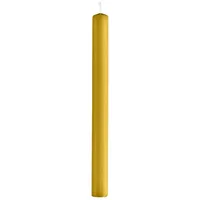 Stabkerzen Senf 25 x 2,2 cm 10 St. gelb/gold