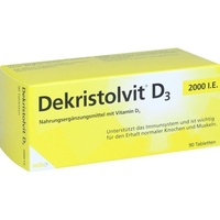 Hübner DEKRISTOLVIT D3 2.000 I.E. Tabletten 90 St