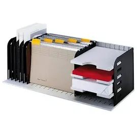 Styro Sortierstation styrorac grau/schwarz mit 7 Fächern