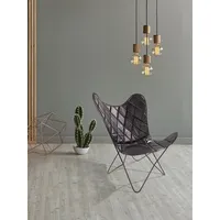 Kayoom 4-Fußstuhl »Schmetterling Stuhl Pablo«, pflegeleicht, hochwertig, schwarz