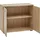 Priess Hochkommode Lindau 82 x 71 x 38 cm Braun / Weiß