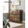 Songmics Kommode 98 x 85 x 28,5 cm Braun/Schwarz