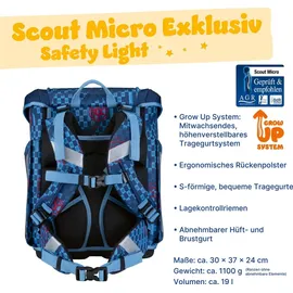 Scout Micro 4-tlg. Space Explorer blau