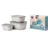 Mepal Cirqula rechteckig nordic white 0,75 l 3-teilig