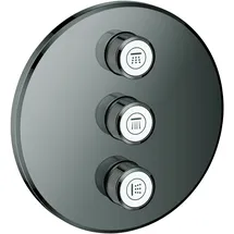 Grohe Grohtherm Smartcontrol hard graphite, rund, UP-Ventil 3-fach
