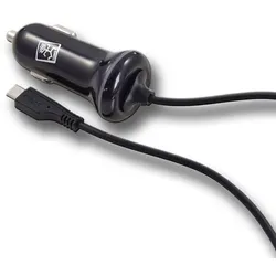 2Go KFZ-Ladegerät Micro USB mit Spiralkabel 12V-24V