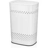 Kela Sitz-Wäschebox Malaga Metall weiß