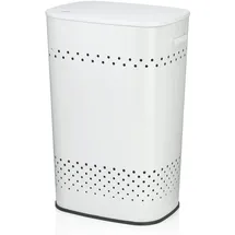 Kela Sitz-Wäschebox Malaga Metall weiß